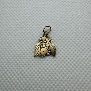 14k Yellow Gold Disney Eeyore Pendant Charm Winnie The Pooh Van Dell